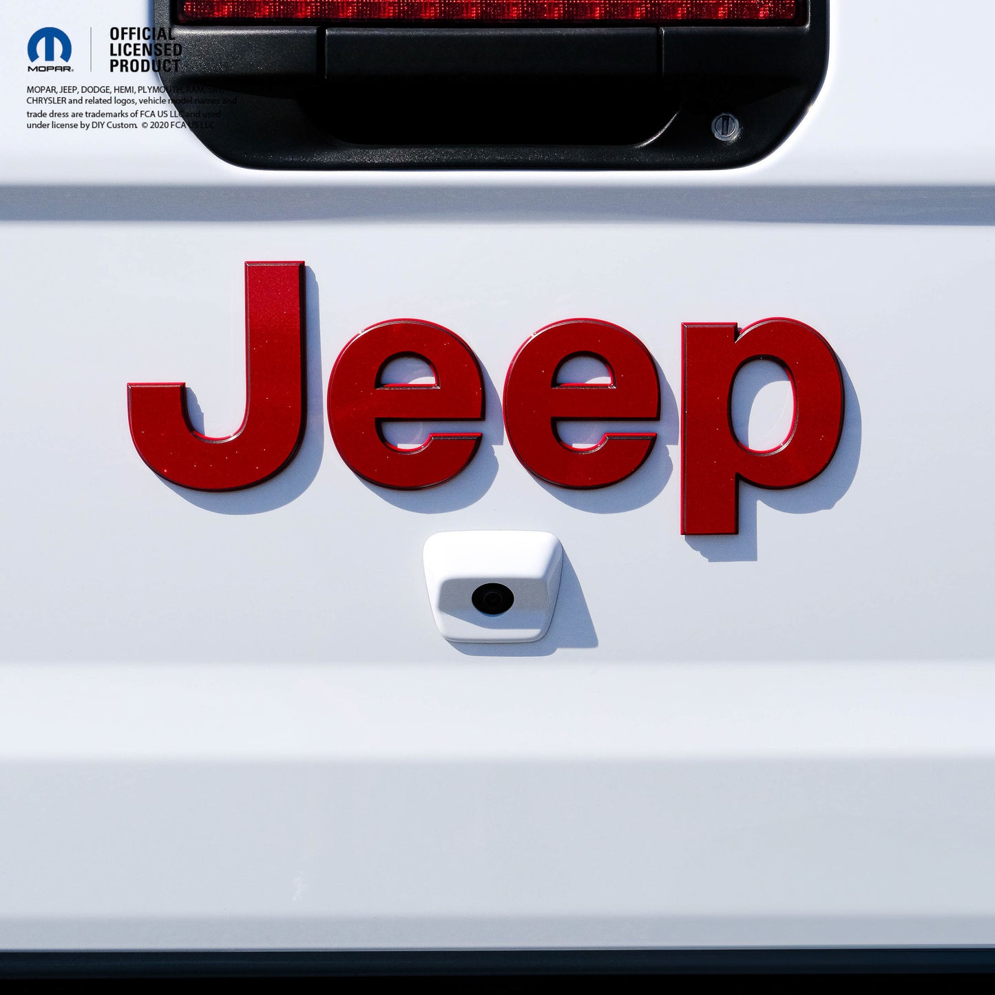 Jeep Emblem Overlay Decals Glitter