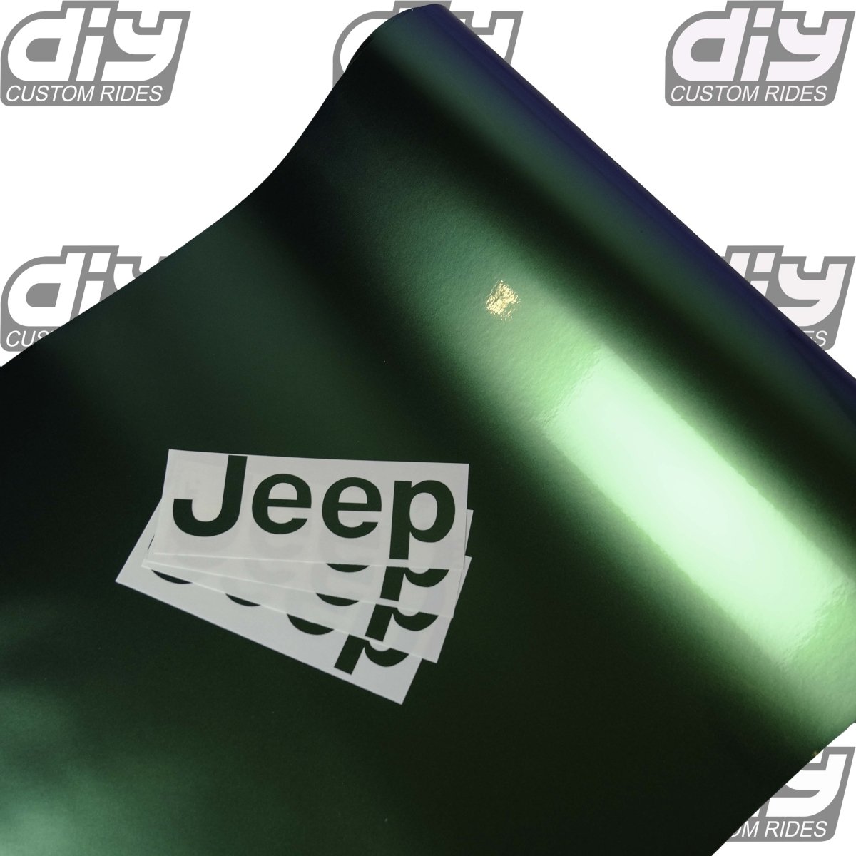 Jeep Emblem Overlay Decals SOLID Colors