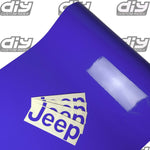 Jeep Emblem Overlay Decals SOLID Colors