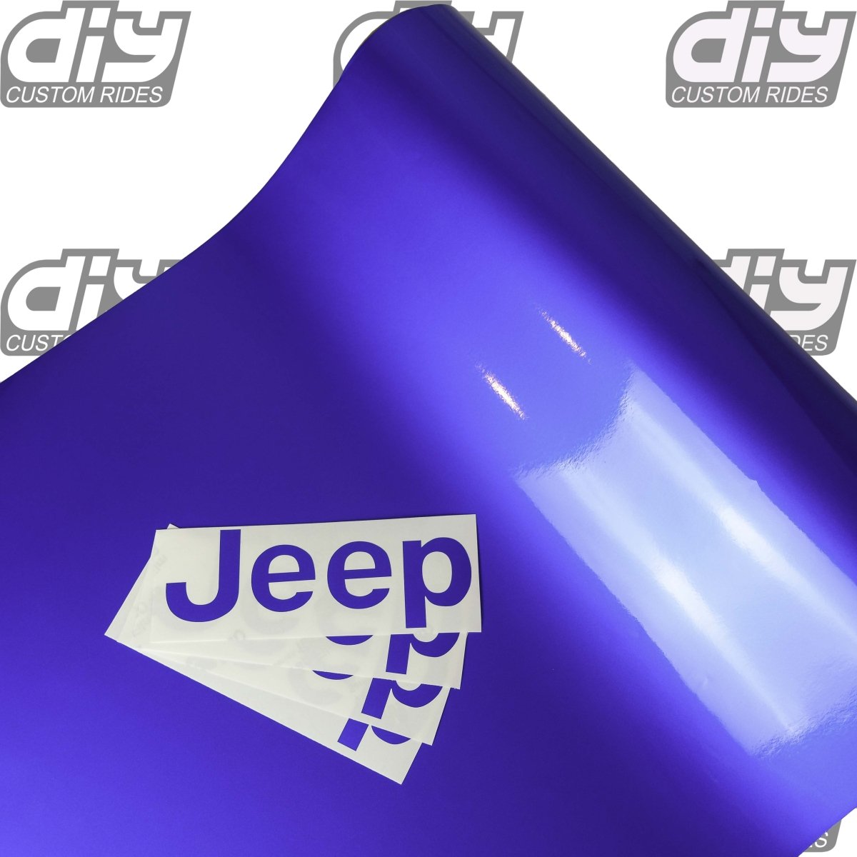 Jeep Emblem Overlay Decals SOLID Colors