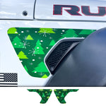 Jeep Fender Vent Decals Pair "Christmas Tree" Fits 2018-2026 Wrangler JL & Gladiator - Tiny Wrapz