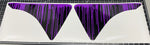Jeep Fender Vent Decals Pair "Dripping Purple" Fits 2007-2017 Wrangler JK