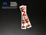 RAM 1500 HEMI Fender Emblem Overlay Decals (Pair) REAL FLAMES Fits 2013-2024