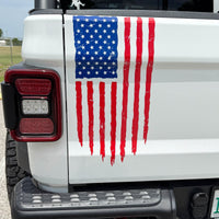 American Flag Tailgate Premium Vinyl Decal Fits RAM JEEP Chevy Ford Toyota