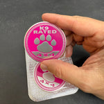 K-9 Rated 4x4 Metal Badge For Jeep Wrangler Door Fender - Tiny Wrapz