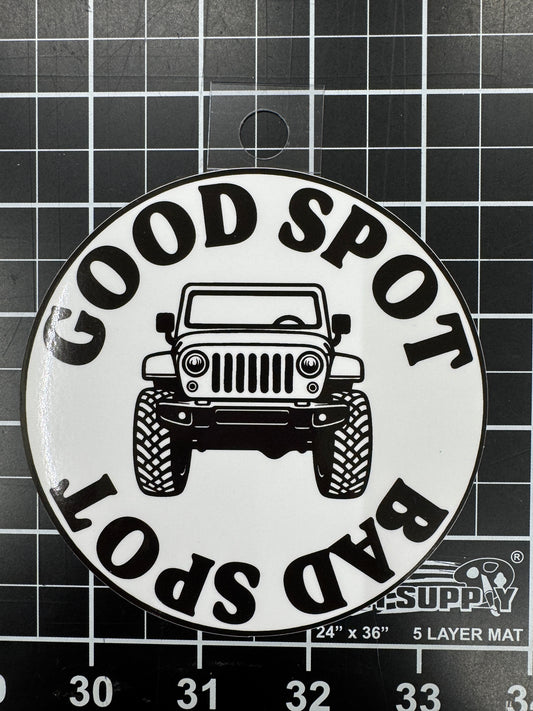 Good Spot Bad Spot Decal