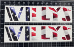 Jeep Hood Decals Willys Red Whit Blue American Flag - Tiny Wrapz