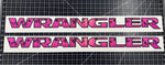 Jeep Hood Decals Wrangler Pink Sunset Design - Tiny Wrapz
