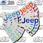 Jeep Emblem Overlay Decals SOLID Colors