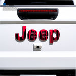 Jeep Emblem Overlay Decals - Dripping Red - Tiny Wrapz