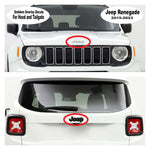 Jeep Emblem Overlay Decals - Christmas Trees