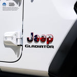 Jeep Emblem Overlay Decals - Texas Flag - Tiny Wrapz