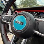 Jeep Wrangler JK Steering Wheel Circle Glitter Vinyl Decal Sticker 2007-2017 - Tiny Wrapz