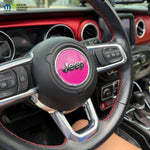Jeep Wrangler JK Steering Wheel Circle Glitter Vinyl Decal Sticker 2007-2017 - Tiny Wrapz