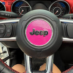 Jeep Wrangler JK Steering Wheel Circle Glitter Vinyl Decal Sticker 2007-2017 - Tiny Wrapz
