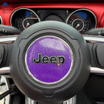 Jeep Wrangler JK Steering Wheel Circle Glitter Vinyl Decal Sticker 2007-2017 - Tiny Wrapz
