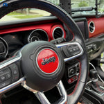 Jeep Wrangler JK Steering Wheel Circle Glitter Vinyl Decal Sticker 2007-2017 - Tiny Wrapz