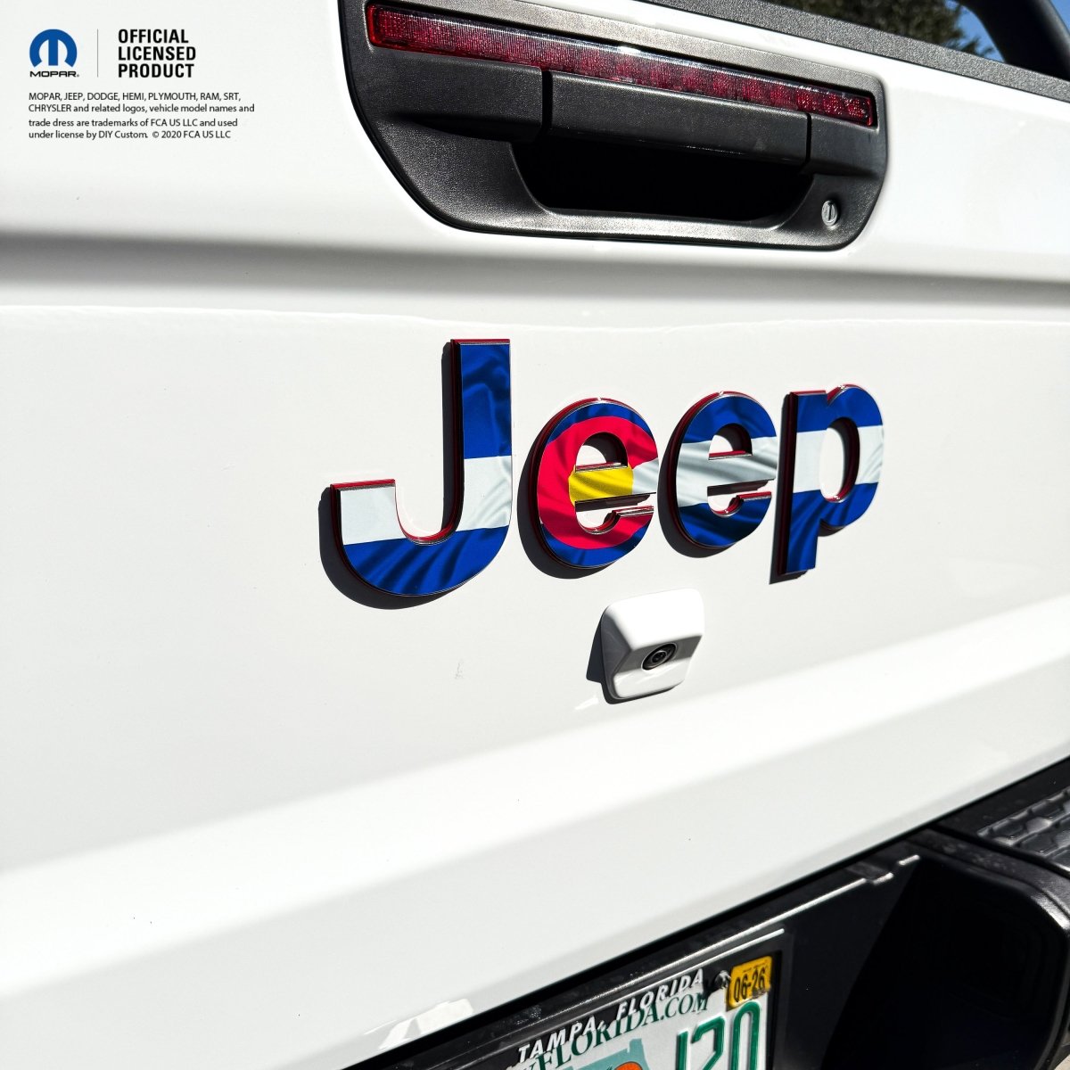 Jeep Emblem Overlay Decals - Colorado Flag - Tiny Wrapz
