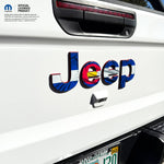 Jeep Emblem Overlay Decals - Colorado Flag - Tiny Wrapz