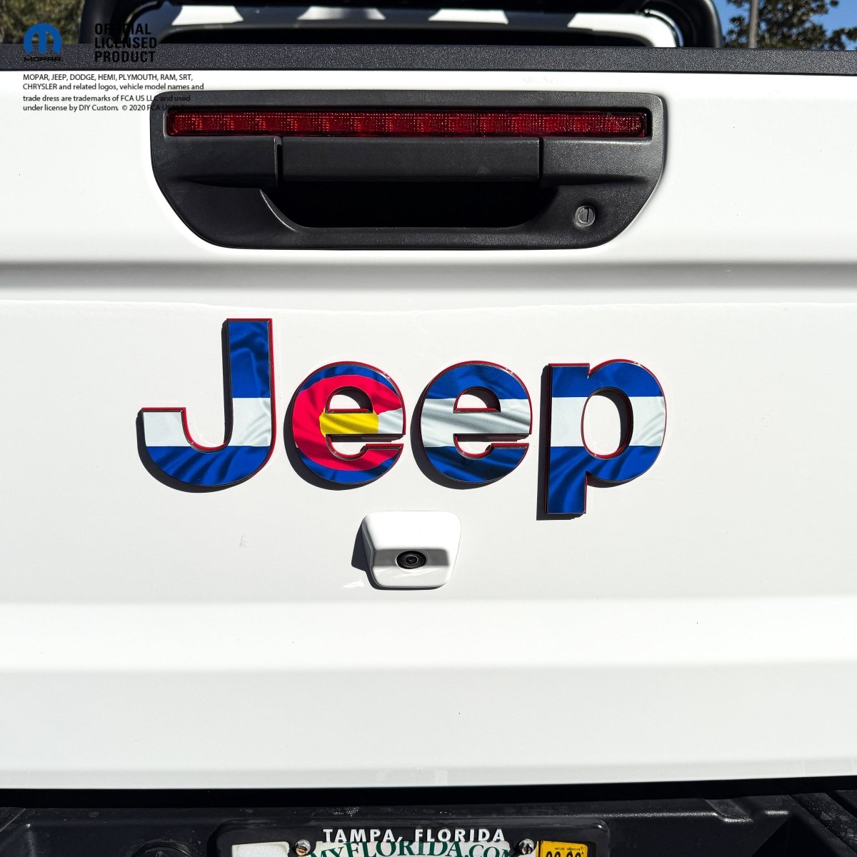 Jeep Emblem Overlay Decals - Colorado Flag - Tiny Wrapz