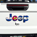 Jeep Emblem Overlay Decals - Colorado Flag - Tiny Wrapz