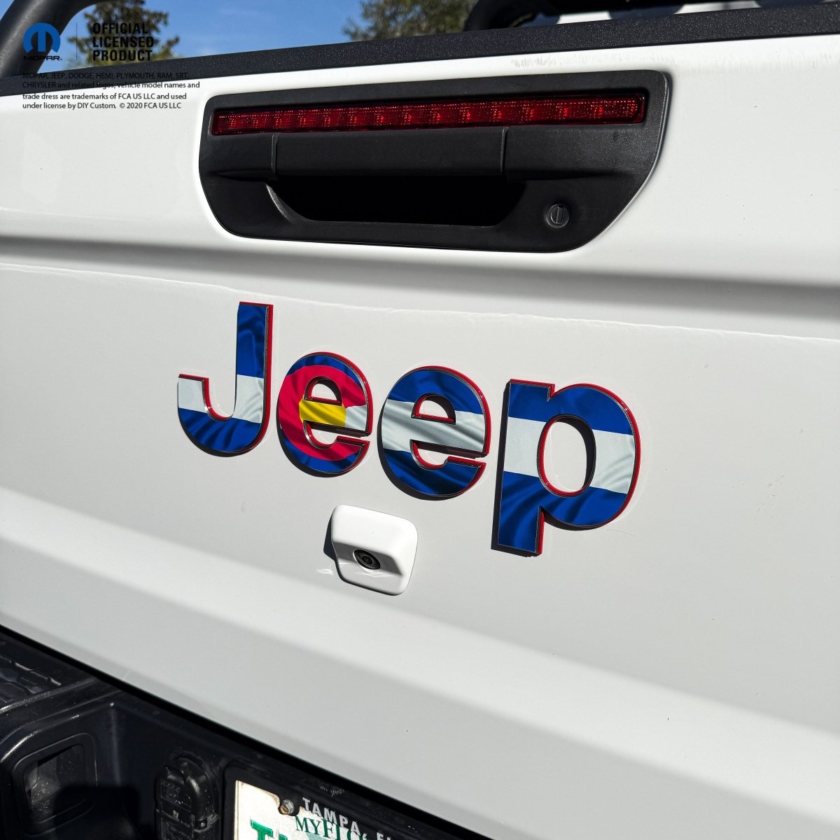 Jeep Emblem Overlay Decals - Colorado Flag - Tiny Wrapz