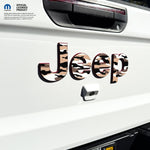 Jeep Emblem Overlay Decals - Gobi Camo - Tiny Wrapz
