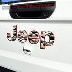 Jeep Emblem Overlay Decals - Gobi Camo - Tiny Wrapz