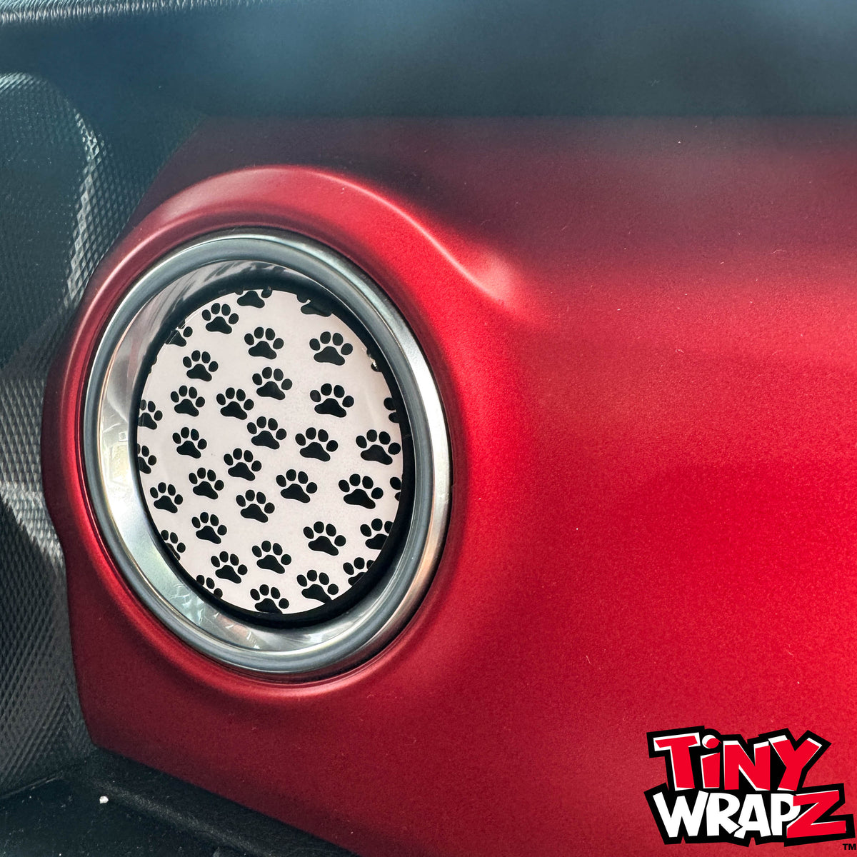 Jeep AC Vent Dog Paws 4 x Decals Fits 2011-2026 Wrangler JK Wrangler JL Gladiator