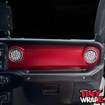 Jeep AC Vent Dog Paws 4 x Decals Fits 2011-2026 Wrangler JK Wrangler JL Gladiator