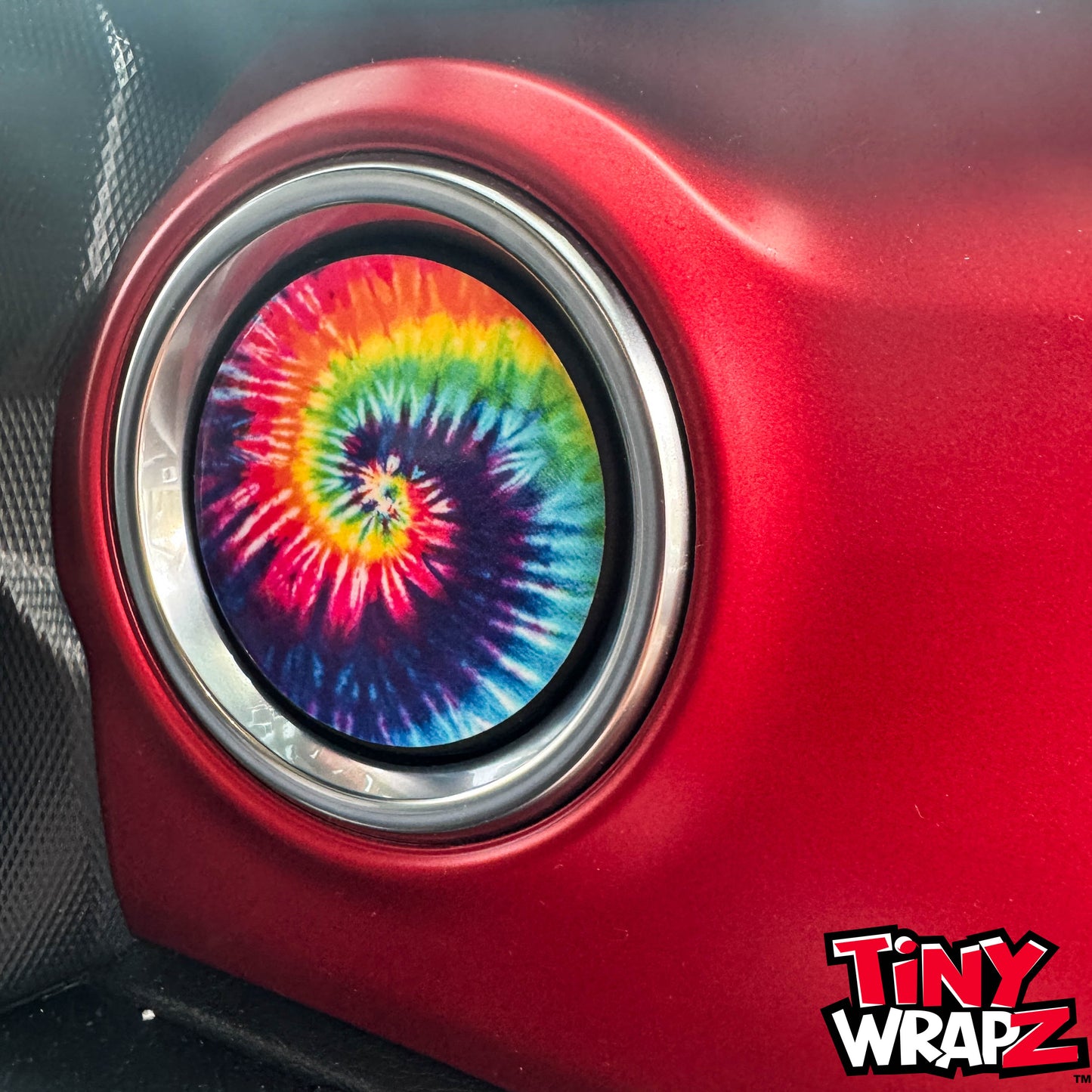 Jeep AC Vent Tie Dye 4 x Decals Fits 2011-2026 Wrangler JK Wrangler JL Gladiator