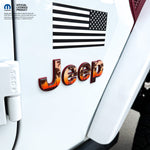 Jeep Emblem Overlay Decals - Various Sunset Colors - Tiny Wrapz