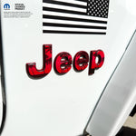 Jeep Emblem Overlay Decals - Various Sunset Colors - Tiny Wrapz