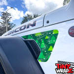 Jeep Fender Vent Decals Pair "Christmas Tree" Fits 2018-2026 Wrangler JL & Gladiator