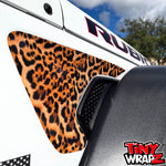 Jeep Fender Vent Decals Pair "Leopard" Fits 2018-2026 Wrangler JL & Gladiator - Tiny Wrapz