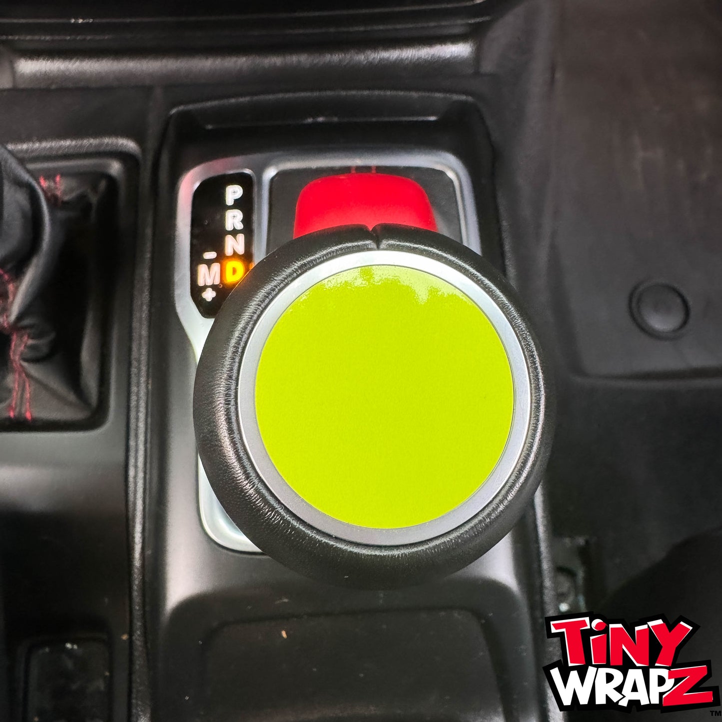 Jeep Shift Knob Premium Vinyl "Solid Colors" Sticker Fits 2018-2026 Wrangler JL & Gladiator