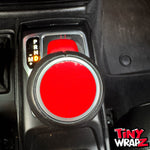 Jeep Shift Knob Premium Vinyl "Solid Colors" Sticker Fits 2018-2026 Wrangler JL & Gladiator