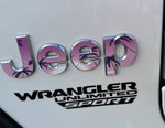 Jeep Emblem Overlay Decals - Pink Sunrise - Tiny Wrapz
