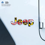 Jeep Emblem Overlay Decals - Maryland Flag - Tiny Wrapz