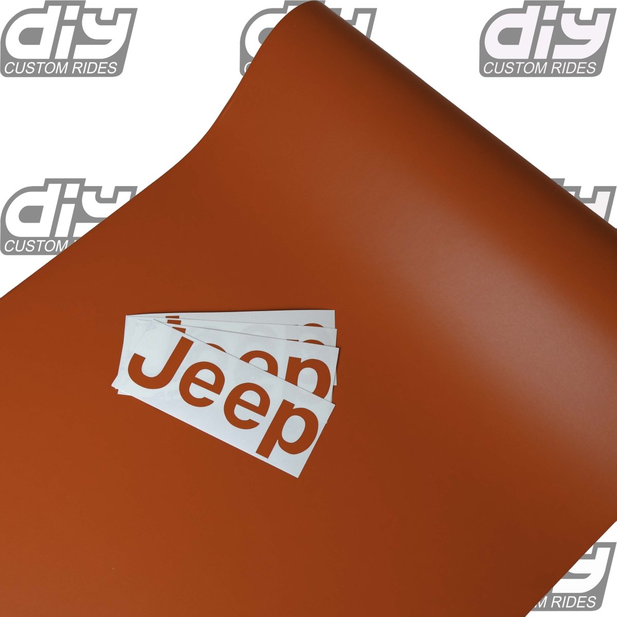 Jeep Emblem Overlay Decals SOLID Colors
