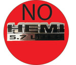 RAM 1500 HEMI Fender Emblem Overlay Decals (Pair) ITALIAN FLAG Fits 2013-2024