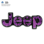 Jeep Emblem Overlay Decals - Purple Flames - Tiny Wrapz