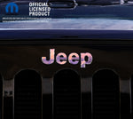 Jeep Emblem Overlay Decals - Purple Mountains