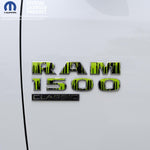 RAM Classic 1500-3500 Door Emblem Decals DRIPPING GREEN Fits 2009-2024 - Tiny Wrapz