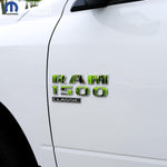 RAM Classic 1500-3500 Door Emblem Decals DRIPPING GREEN Fits 2009-2024 - Tiny Wrapz