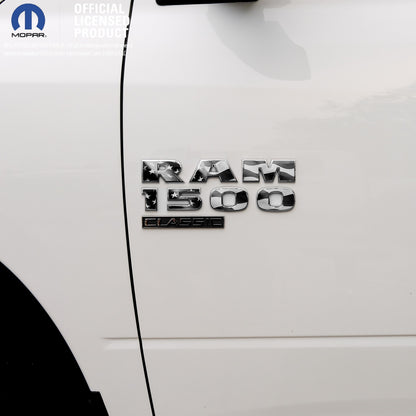 RAM Classic 1500-3500 Door Emblem Decals Grayscale American Flag Fits 2009-2024