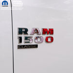 RAM Classic 1500-3500 Door Emblem Decals MEXICAN FLAG Fits Fits 2009-2024 - Tiny Wrapz