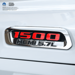 RAM 1500 Hood Emblem Overlay Decals L&R Solid Gloss Red Fits 2019-2026 RAM Trucks - Tiny Wrapz