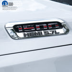 RAM 1500 Hood Emblem Overlay Decals L&R THIN RED LINE FLAG Fits 2019-2026 RAM Trucks