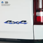 RAM 4x4 Emblem Overlay Decals BLUE FIRE FLAMES Fits 2009-2026 1500-5500 - Tiny Wrapz
